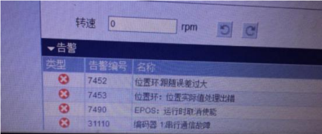 V90PN伺服系統(tǒng)通訊故障報(bào)警 V90PN伺服系統(tǒng)通訊故障報(bào)警