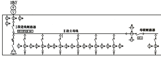 低壓進線、母聯(lián)和饋電回路