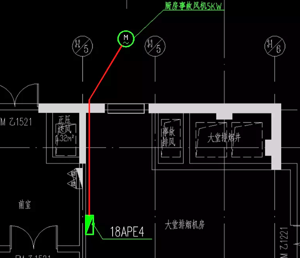 事故風(fēng)機(jī)配電設(shè)計(jì)方案三 事故風(fēng)機(jī)配電設(shè)計(jì)方案三