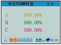 電能質(zhì)量分析儀電壓總諧波失真