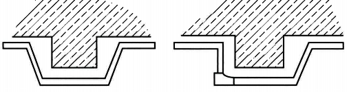 不得在混凝土梁柱上鑿孔或鋼結(jié)構(gòu)上開孔，可采用預(yù)埋穿線管方法