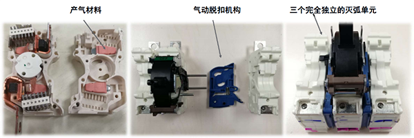 只要故障電流超過能量脫扣電流值，NSX斷路器同樣動作